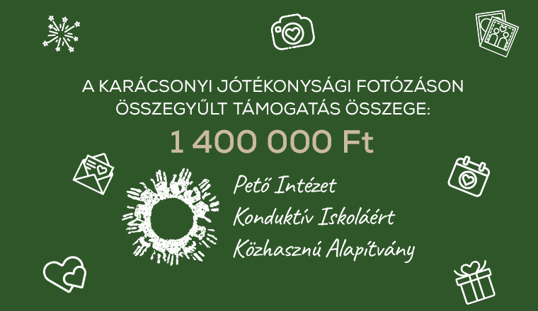 1,4 millió forint gyűlt össze jótékonysági fotózásunkon