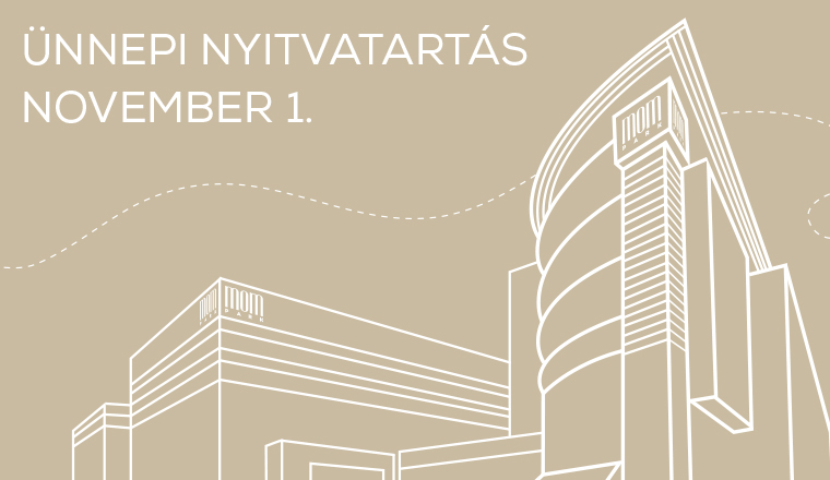 November 1-jei nyitvatartás 