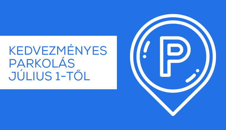 Kedvezményes parkolás július 1-től