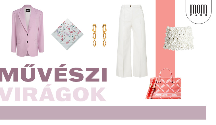 Művészi virágok az öltözködésben