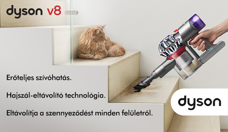 Porszívózzon kényelmesen, halkan, hatékonyan