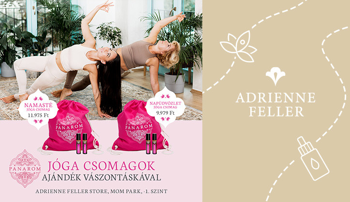 Nyári jóga csomagok az Adrienne Fellerben