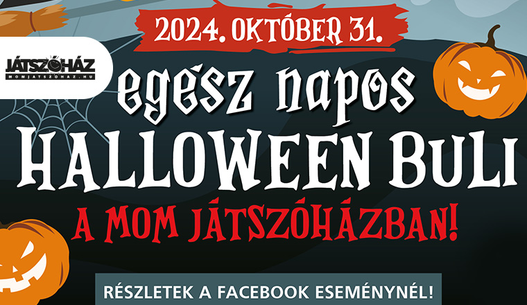Fergeteges Halloween buli a MOM Játszóházban