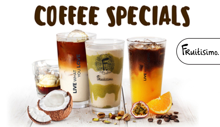 Mennyei kávéspecialitások a Fruitisimo gyümölcsbárban