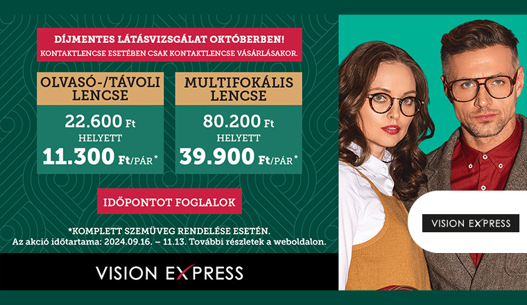 Őszi kedvezmények a Vision Expressnél