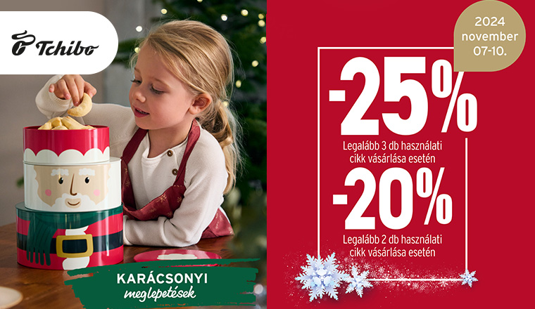 Hangolódjon az ünnepekre a Tchibo új termékeivel!